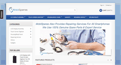 Desktop Screenshot of mobispares.com